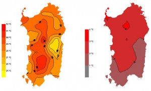 Anomalie climatiche in Sardegna Autunno 2014 siccità
