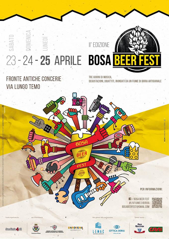 Bosa Beer Fest 23 - 24 - 25 Aprile 2016.