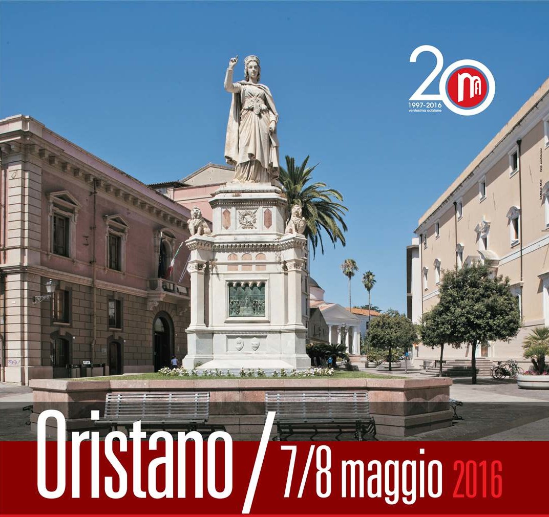 Monumenti aperti manifesto Oristano 2016. Monumenti Aperti 2016. Il 7 e 8 Maggio 55 i siti culturali aperti al pubblico a Oristano.