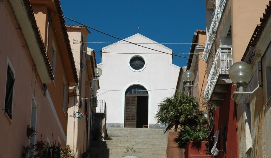 Arzachena chiesa di Santa Lucia. 