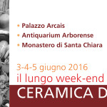 Buongiorno ceramica a Oristano il lungo week end della ceramica tradizionale. Da venerdì 3 a domenica 5 giugno 2016 il centro storico di Oristano metterà in mostra le bellezze prodotte dai maestri ceramisti d’Italia.