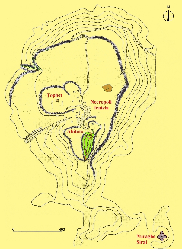 Monte Sirai Necropoli Fenicia e Nuraghe Sirai come arrivare e informazioni storiche