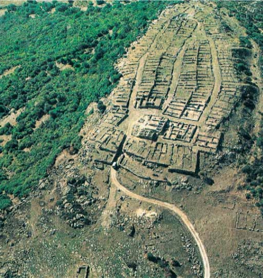 Monte Sirai veduta aerea